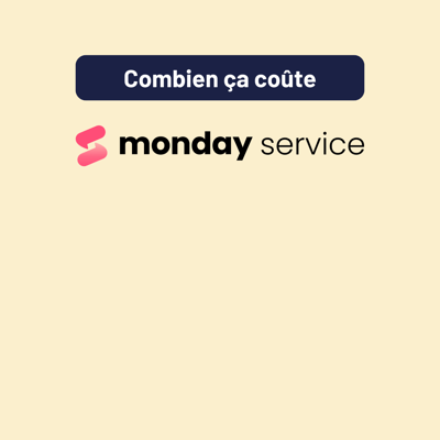 Combien coûte monday Service en 2025 ?